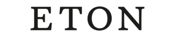 Texten säger "ETON" i svart stilren font.
