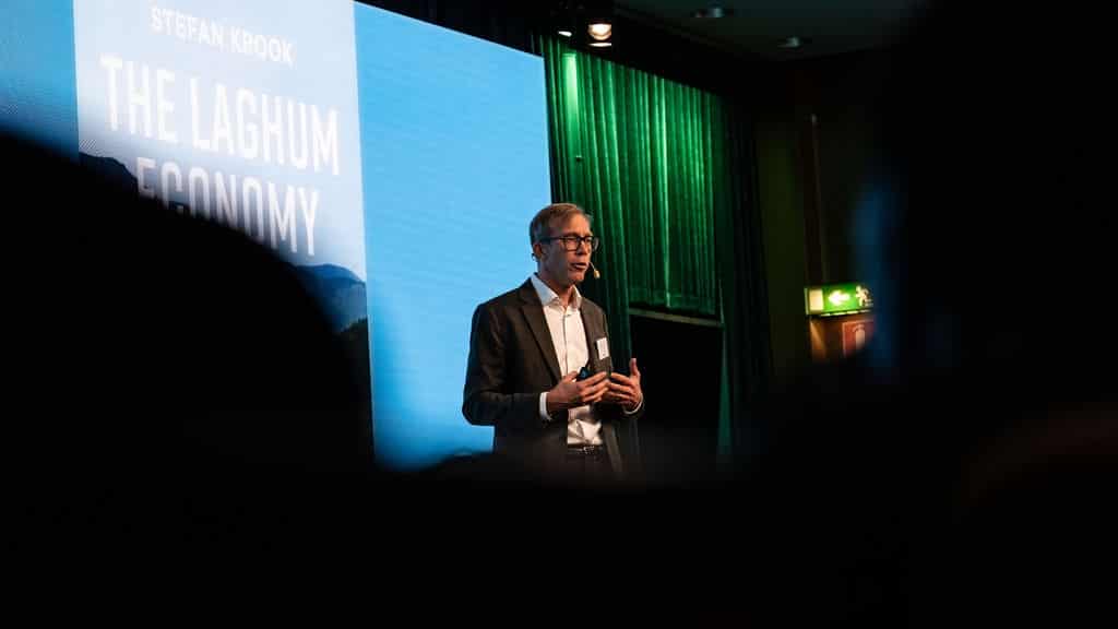 Stefan Krook på Novare Leaderships event