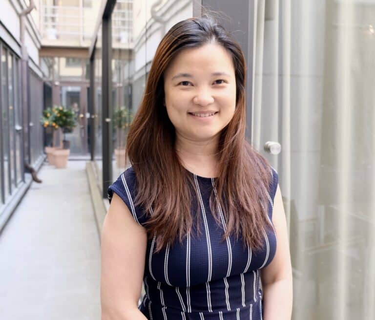 Porträtt Mindy Tan, alumn Novare